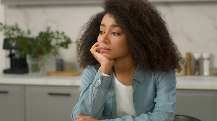 Purchased - worried woman with anxiety