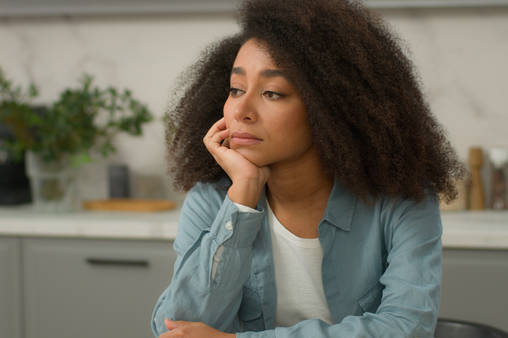 Purchased - worried woman with anxiety