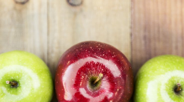 Red and Green Apples