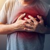 Man experiencing chest pain 