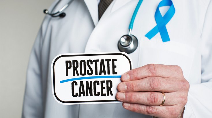 Purchased - Doctor Holding Prostate Cancer Sign