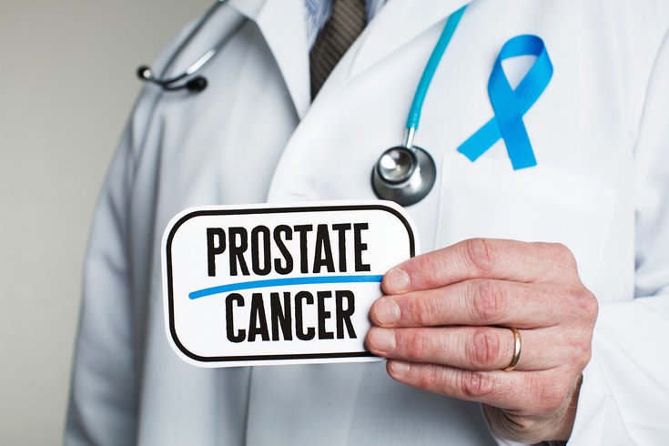 Purchased - Doctor Holding Prostate Cancer Sign