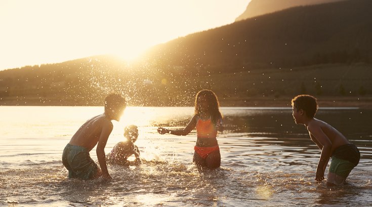 Limited - Kids playing in the water