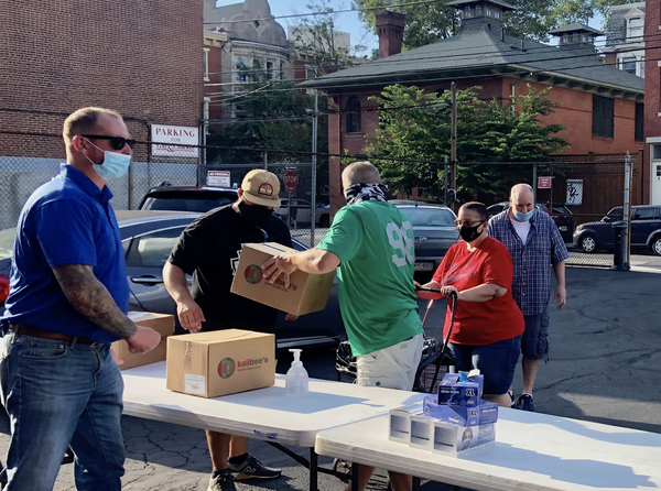 Limited - IBEW Food drive load into car