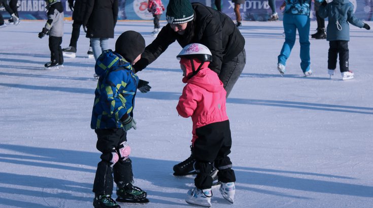 Cherry Hill ice skating rink WinterFest