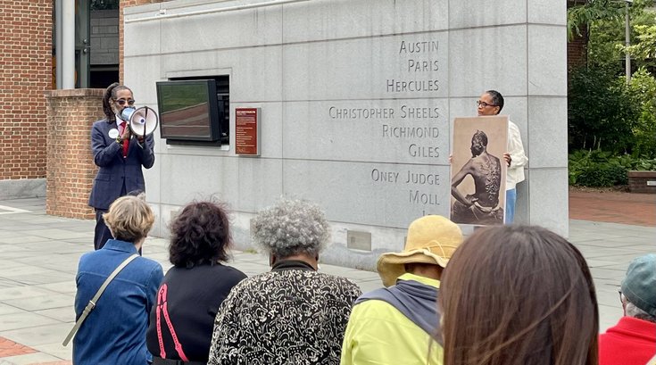philly slavery exhibits
