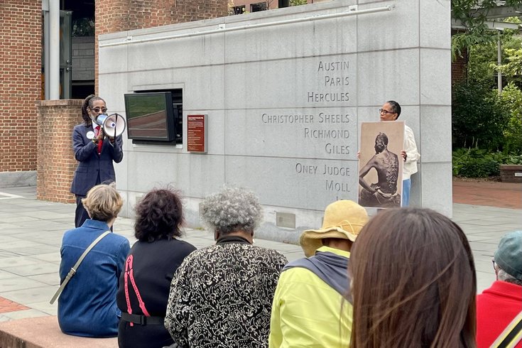 philly slavery exhibits