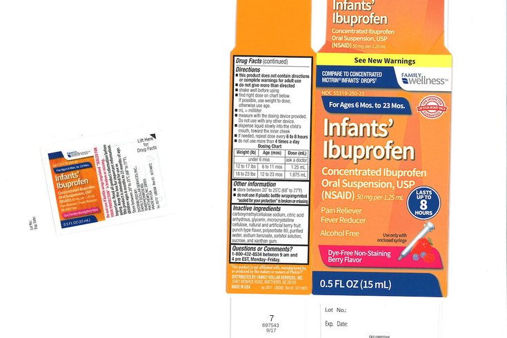 infant ibuprofen recall