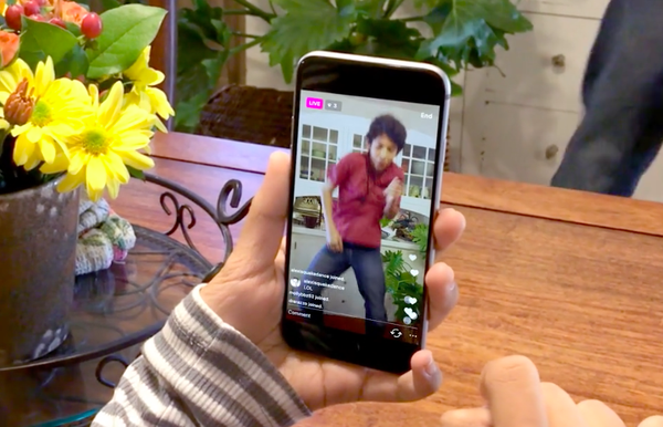 Instagram live video