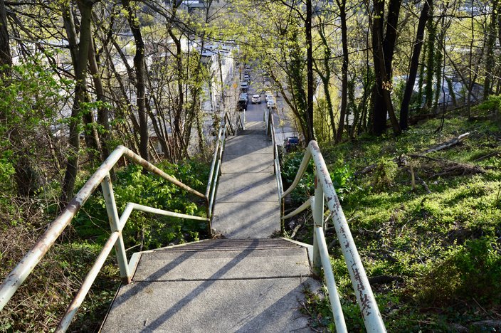 manayunk jamestown ave steps