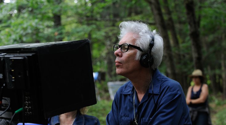 Jim Jarmusch on the set of The Dead Don't Die 