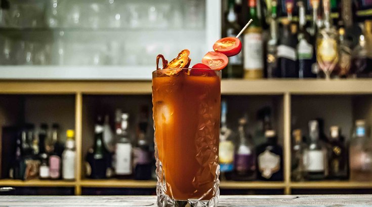 bloody mary stock image
