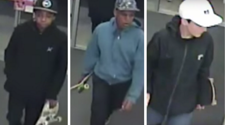 knife-wielding skateboard robbers