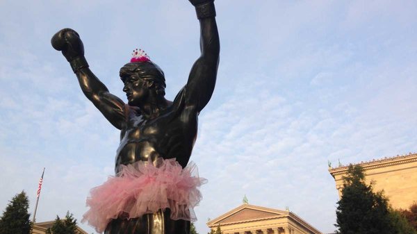 Rocky Statue
