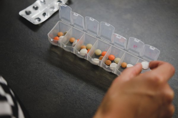 Weekly medication organization