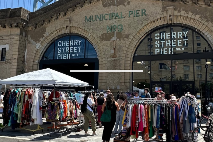 Liberty Flea MArket at Cherry Street Pier