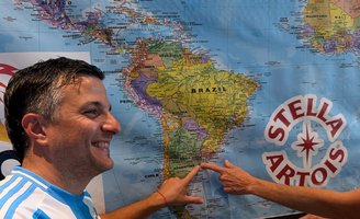 lion sports bar world map