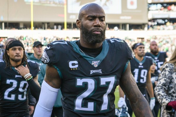 CRUCIAL CATCH - EAGLES MALCOLM JENKINS GAME WORN EAGLES JERSEY (OCTOBER 23,  2016)