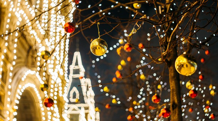 Christmas street light