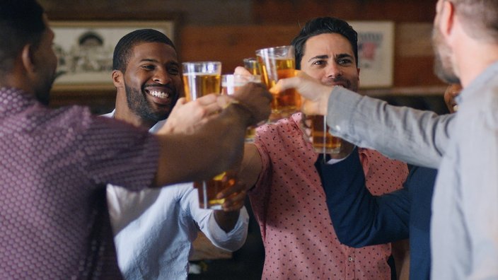 Limited - Visit Crawford - Men toasting beer