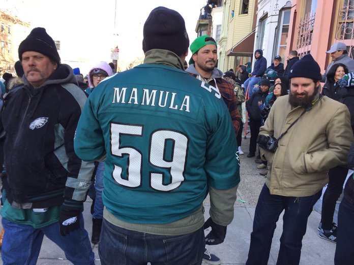 PHOTOS: The most random and unusual Eagles jerseys spotted at the parade