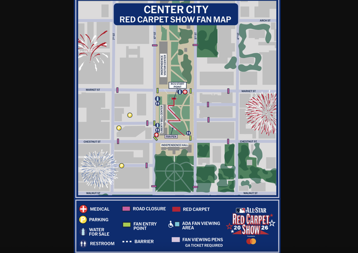 fashion show map mlb