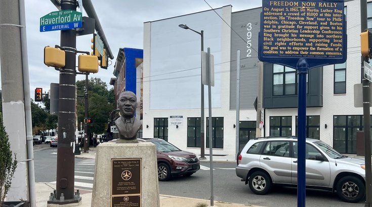 MLK Jr. mural intersection