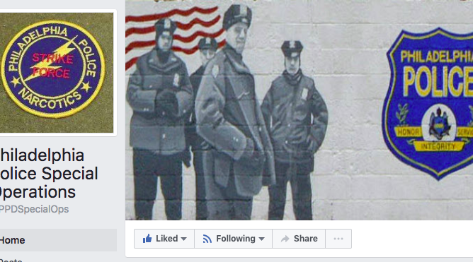 Philadelphia Police Special Operations Facebook