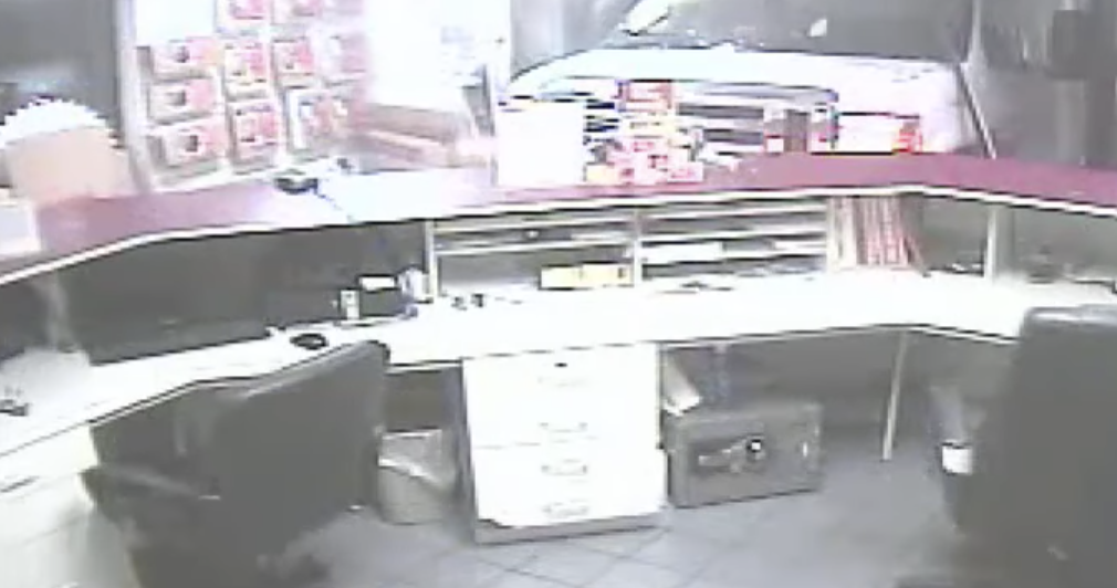 WATCH Truck rams through doors of Northeast Philly office before