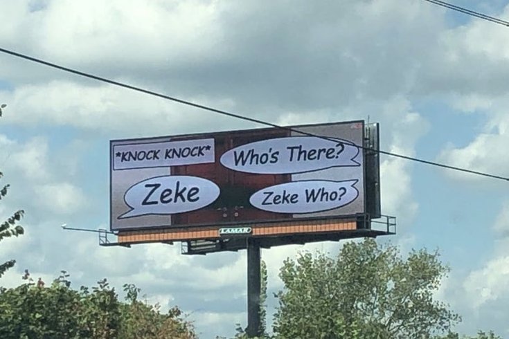 Ezekiel Elliott billboard philadelphia