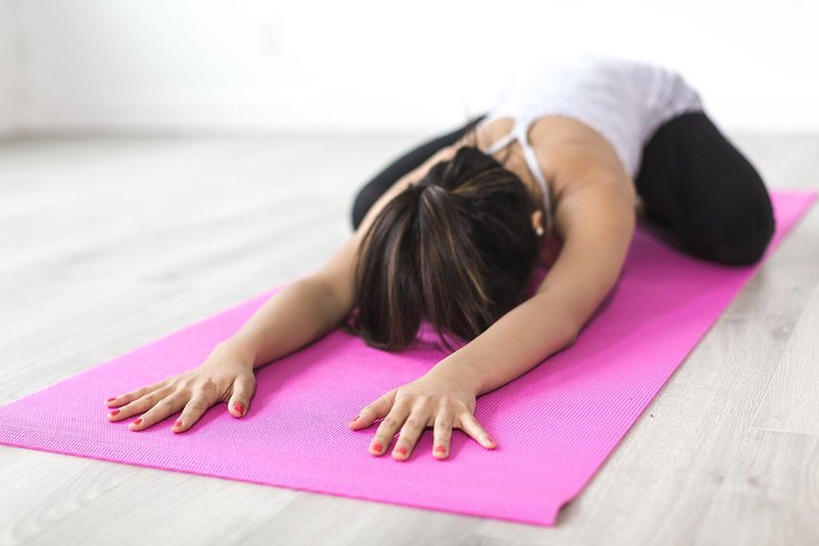 Yoga Mats - Pink - Hire Fitness