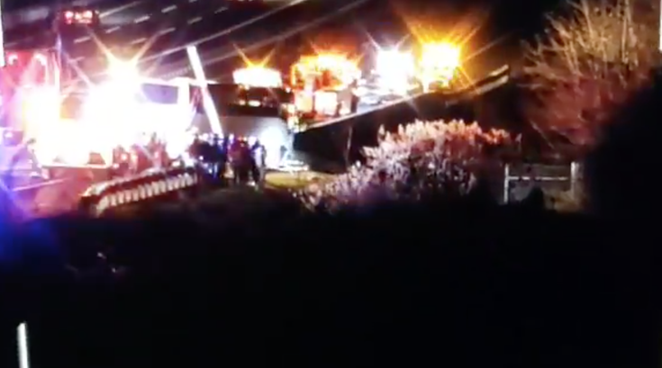 NJ Turnpike crash Burlington County