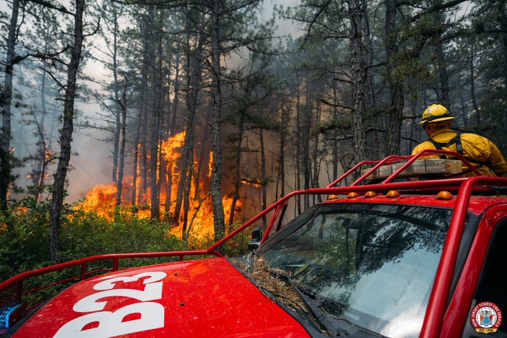 nj wildfire