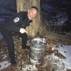 Upper Darby officer with keg