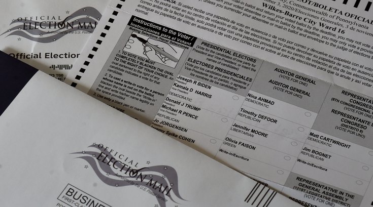 PA mail in ballot lawsuit