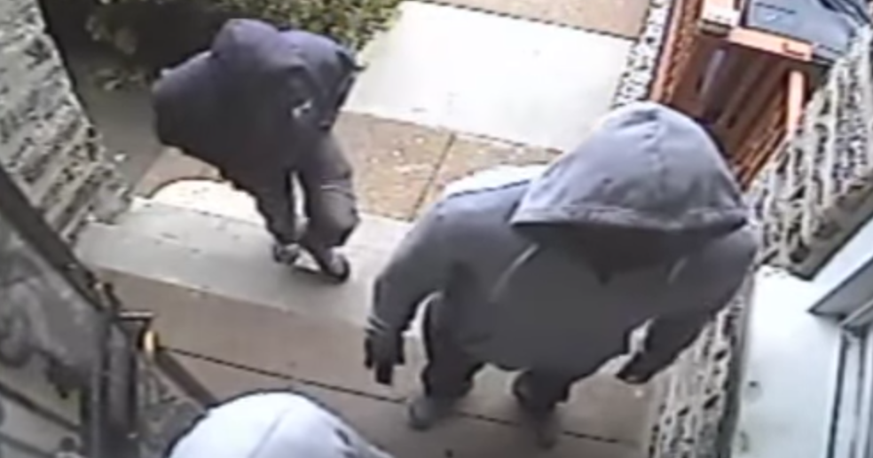 Caught on camera Robbers break in, steal items from Olney home
