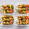 Meal prep containers at home