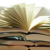 Books in a pile