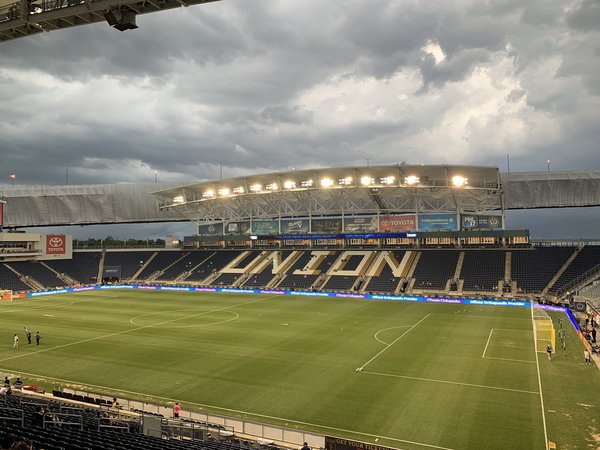 Philadelphia Union stadium from a plane : r/MLS