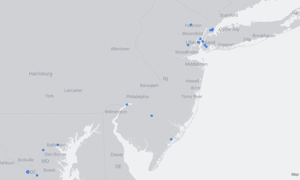 Facebook Philly Map