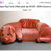 pig couch craigslist ad