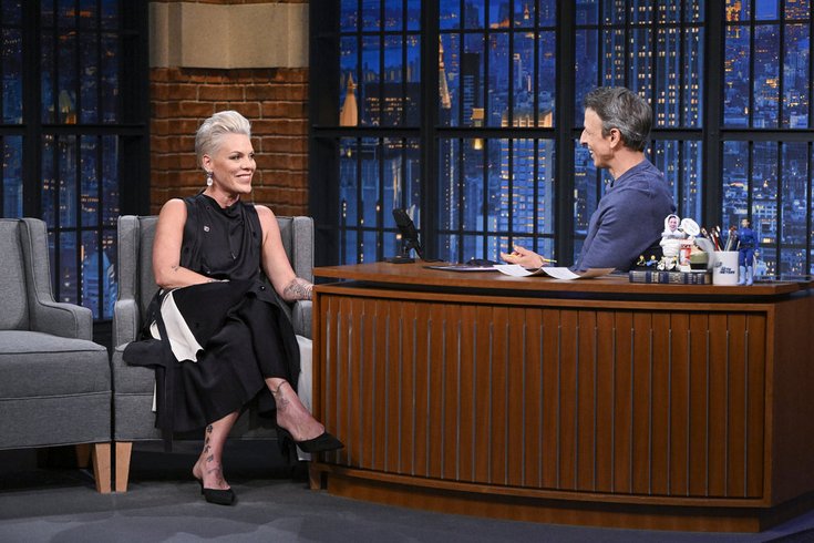 Pink Seth Meyers