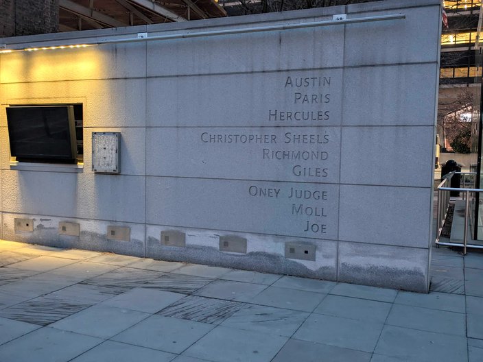 President's House names remain