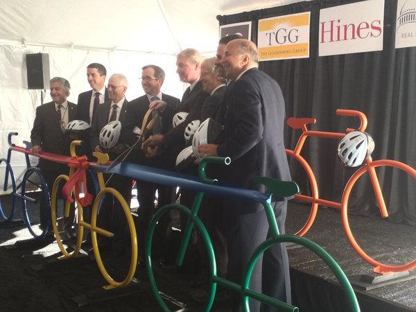 1213 Walnut Ribbon Cutting