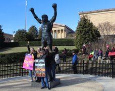 Philly women's march rocky