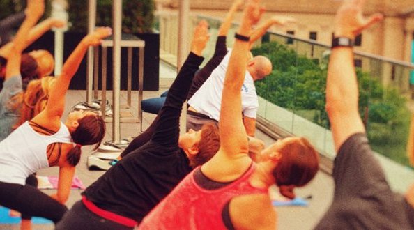 Rooftop Yoga