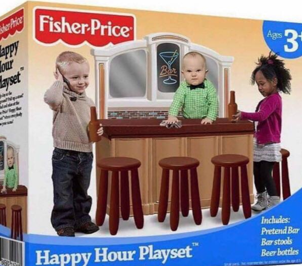 Fake Fisher Price 'Happy Hour Playset 
