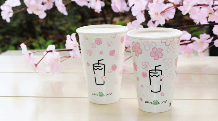 Cherry Blossom shake shack