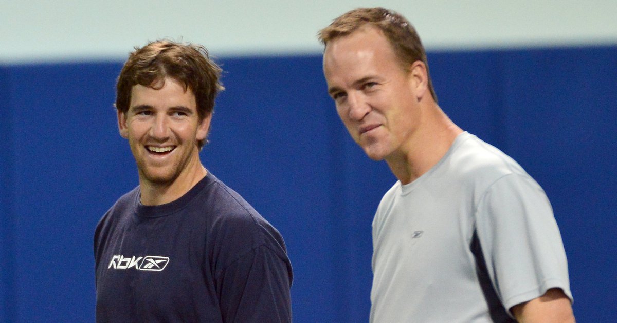 Peyton Manning's son trolls Uncle Eli by wearing Eagles jersey