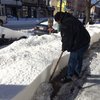 Brewerytown blizzard shoveling 2016